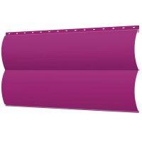 Сайдинг металлический (металлосайдинг) Блок-Хаус под бревно RAL4006 Пурпурный