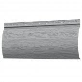 Сайдинг металлический (металлосайдинг) царьсайдинг Бревно Рубленое 4Д RAL7004 Серый для фасада