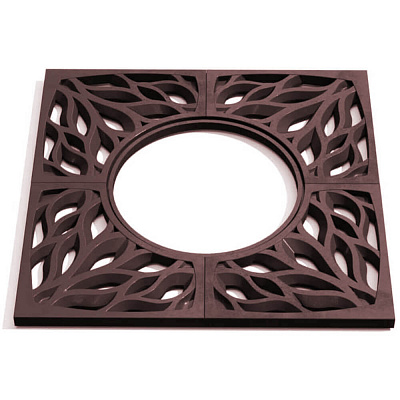 Приствольная решетка ПП ZKING CRUST 1.2х1.2м Коричневая