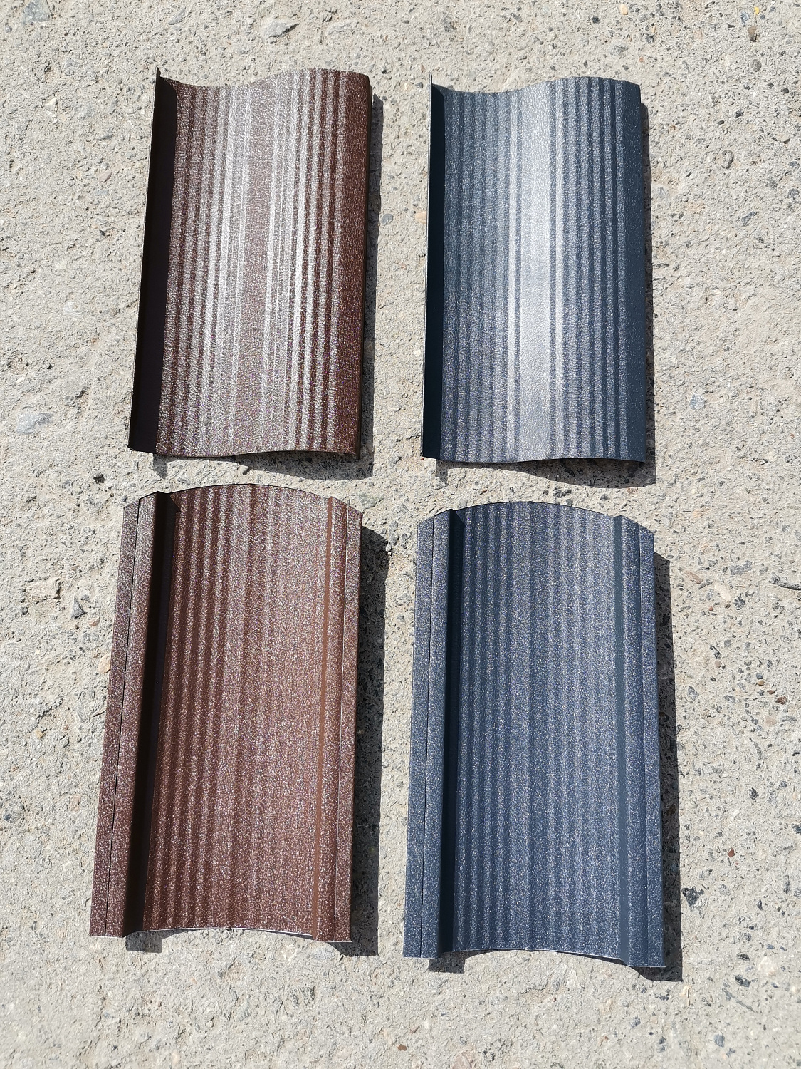 Металлопрофиль двусторонний под Стальной Бархат в Перми