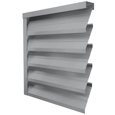 Ламель ЭКО-Z-US усиленная RAL7004 Серый полиэстер односторонний